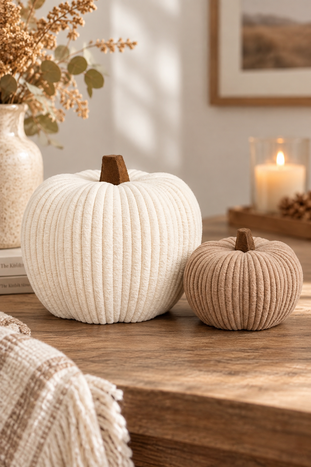 Textured Ribbed Pumpkin Duo Set | LP Made