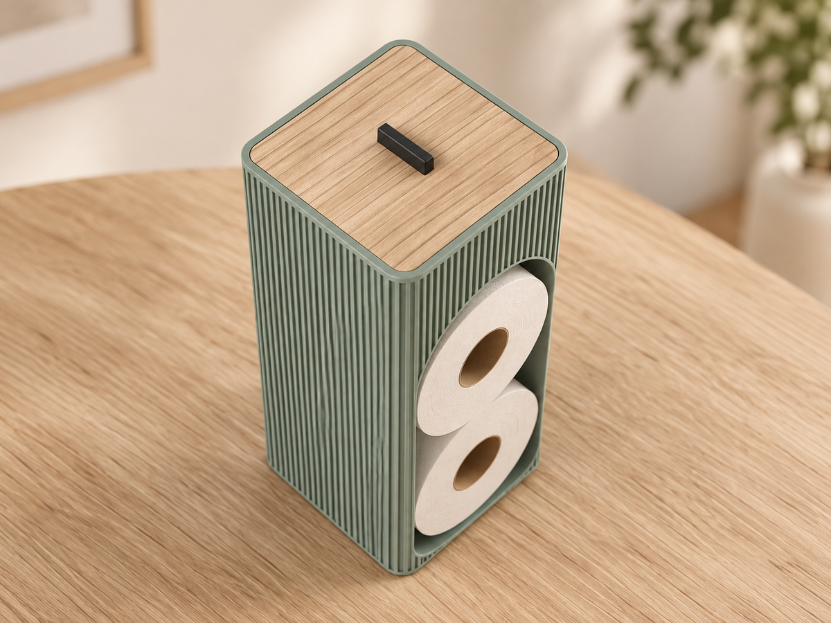 Modern Toilet Paper Organizer