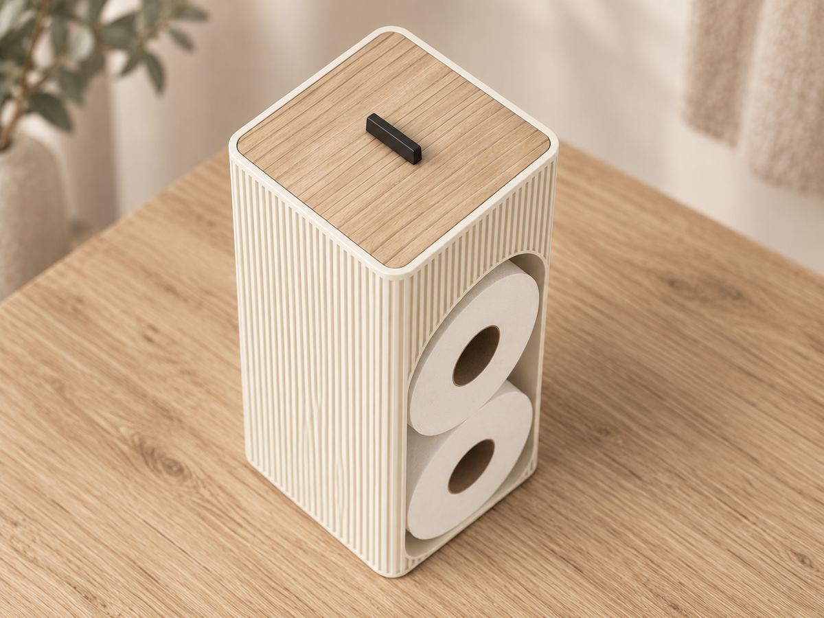 Modern Toilet Paper Organizer