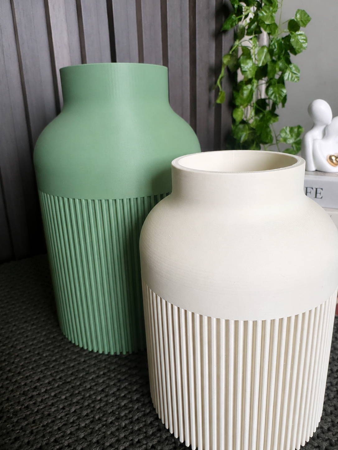 Hiku Japandi Vase Duo Set