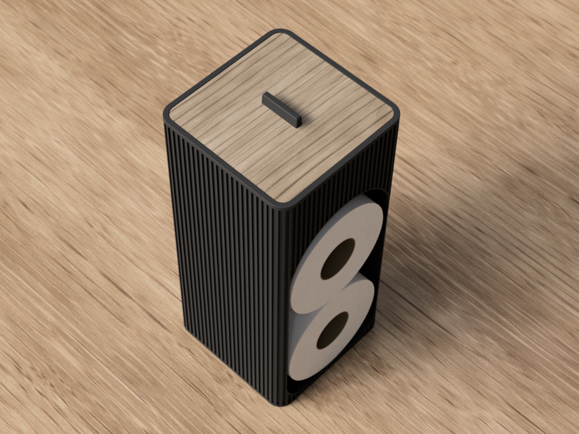 Modern Toilet Paper Organizer