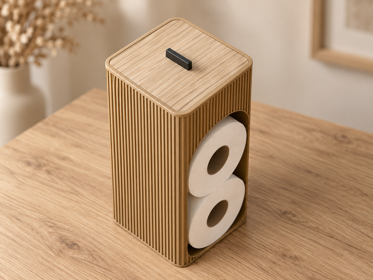 Modern Toilet Paper Organizer