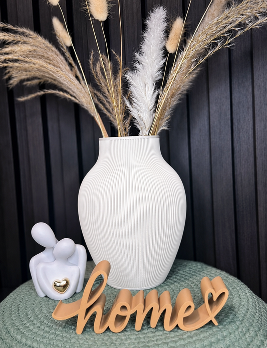 Aira Ribbed Decorative Vase